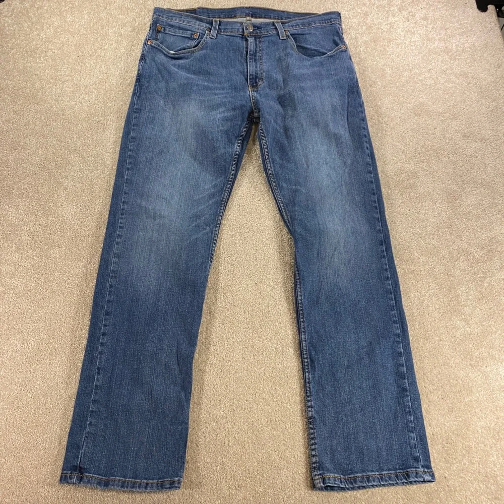 Levi's 541 Athletic Taper Jeans‎ Mens W34 L32 Blue Medium Wash Stretch